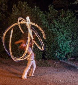 Fire spinning