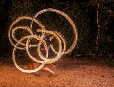 Fire spinning