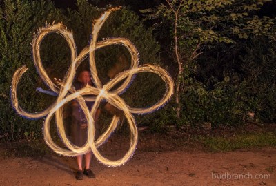 Fire spinning