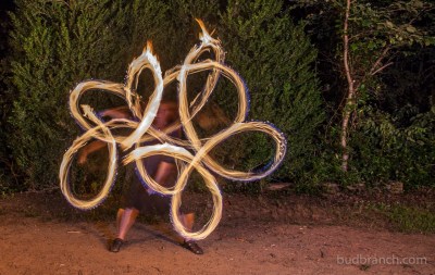 Fire spinning